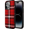 image:imageCasely iPhone 14 Pro Case  As if  Red Plaid  Compatible with MagSafe  Bold Protective Design
