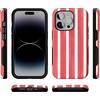 image:imageCasely iPhone 14 Pro Case  East Coast Summer  Red Stripes  Bold Protective Design  Compatible with MagSafe