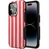 image:imageCasely iPhone 14 Pro Case  East Coast Summer  Red Stripes  Bold Protective Design  Compatible with MagSafe