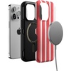 image:imageCasely iPhone 14 Pro Case  East Coast Summer  Red Stripes  Bold Protective Design  Compatible with MagSafe