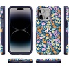image:imageCasely iPhone 14 Pro Case  Full Bloom  Navy Floral  Bold Protective Design  Compatible with MagSafe