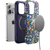 image:imageCasely iPhone 14 Pro Case  Full Bloom  Navy Floral  Bold Protective Design  Compatible with MagSafe