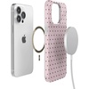image:imageCasely iPhone 14 Pro Case  On the Dot  Pink amp Brown Polka Dot  Compatible with MagSafe  Classic Ultra Slim Design