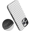 image:imageCasely iPhone 14 Pro Case  On the Dot  White Polka Dot  Bold Protective Design  Compatible with MagSafe