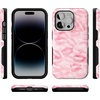 image:imageCasely iPhone 14 Pro Case  Sealed with a Kiss  Pink Lipstick  Bold Protective Design  Compatible with MagSafe