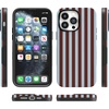 image:imageCasely iPhone 14 Pro Case  Sunday in Brooklyn  Chocolate Blue Stripes  Bold Protective Design  Compatible with MagSafe