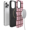 image:imageCasely iPhone 14 Pro Case  Uptown Gridlock  Pink Checkerboard  Bold Protective Design  Compatible with MagSafe