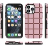 image:imageCasely iPhone 14 Pro Case  Uptown Gridlock  Pink Checkerboard  Bold Protective Design  Compatible with MagSafe