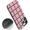 image:imageCasely iPhone 14 Pro Case  Uptown Gridlock  Pink Checkerboard  Bold Protective Design  Compatible with MagSafe