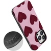 image:imageCasely iPhone 14 Pro Case  Whole Lotta Love  Plum Hearts  Bold Protective Design  MagSafe Compatible Design