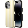 image:imageCasely iPhone 14 Pro Max Case  Butter Yellow Stripes  Sunday Best  Bold Protective Design  Compatible with MagSafe