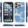 image:imageCasely iPhone 14 Pro Max Case  Current Mood  Light Blue Cow Print  Bold Protective Design  Compatible with MagSafe