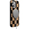image:imageCasely iPhone 14 Pro Max Case  Fit Check  Black amp Brown Checkerboard  Bold Protective Design  MagSafe Compatible Design