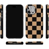 image:imageCasely iPhone 14 Pro Max Case  Fit Check  Black amp Brown Checkerboard  Bold Protective Design  MagSafe Compatible Design