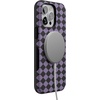 image:imageCasely iPhone 14 Pro Max Case  Harlequin Midnight Diamond  Black and Purple  Bold Protective Design  MagSafe Compatible Design