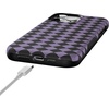 image:imageCasely iPhone 14 Pro Max Case  Harlequin Midnight Diamond  Black and Purple  Bold Protective Design  MagSafe Compatible Design