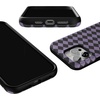 image:imageCasely iPhone 14 Pro Max Case  Harlequin Midnight Diamond  Black and Purple  Bold Protective Design  MagSafe Compatible Design