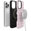 image:imageCasely iPhone 14 Pro Max Case  Pink Plaid  Sunday Best  Bold Protective Design  Compatible with MagSafe