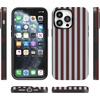 image:imageCasely iPhone 14 Pro Max Case  Sunday in Brooklyn  Chocolate Blue Stripes  Bold Protective Design  Compatible with MagSafe