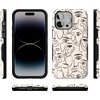 image:imageCasely iPhone 14 Pro Max Case  Were All Human  Minimal Face Art  Bold Protective Design  Compatible with MagSafe