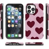 image:imageCasely iPhone 14 Pro Max Case  Whole Lotta Love  Plum Hearts  Bold Protective Design  MagSafe Compatible Design