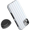 image:imageCasely iPhone 15 Case  Blue Stripes  Sunday Best  Bold Protective Design  Compatible with MagSafe