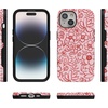 image:imageCasely iPhone 15 Case  Blush Garden  Floral Doodle  Bold Protective Design  Compatible with MagSafe