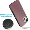 image:imageCasely iPhone 15 Case  Bordeaux Rose  Moody Monochrome  Bold Protective Design  Compatible with MagSafe