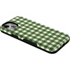 image:imageCasely iPhone 15 Case  Checked Twice  Green Plaid  Bold Protective Design  MagSafe Compatible Design