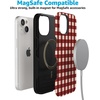 image:imageCasely iPhone 15 Case  Checked Twice  Red Plaid  Bold Protective Design  MagSafe Compatible Design