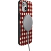 image:imageCasely iPhone 15 Case  Checked Twice  Red Plaid  Bold Protective Design  MagSafe Compatible Design