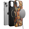 image:imageCasely iPhone 15 Case  Fallen Gold  Antique Floral  Bold Protective Design  Compatible with MagSafe