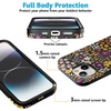 image:imageCasely iPhone 15 Case  Falling for You  Plum Floral  Bold Protective Design  MagSafe Compatible Design