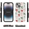 image:imageCasely iPhone 15 Case  Festive Girlie  Holiday Bows  Bold Protective Design  MagSafe Compatible Design