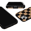 image:imageCasely iPhone 15 Case  Fit Check  Black amp Brown Checkerboard  Bold Protective Design  MagSafe Compatible Design