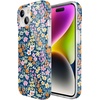 image:imageCasely iPhone 15 Case  Full Bloom  Navy Floral  Compatible with MagSafe  Classic Ultra Slim Design