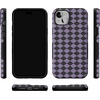 image:imageCasely iPhone 15 Case  Harlequin Midnight Diamond  Black and Purple  Bold Protective Design  MagSafe Compatible Design