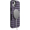 image:imageCasely iPhone 15 Case  Harlequin Midnight Diamond  Black and Purple  Bold Protective Design  MagSafe Compatible Design