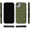 image:imageCasely iPhone 15 Case  Harlequin Wicked Diamond  Black and Green  Bold Protective Design  MagSafe Compatible Design