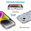 image:imageCasely iPhone 15 Case  Hop amp Bloom  Bunny Toile  Compatible with MagSafe  Classic Ultra Slim Design