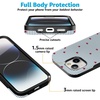 image:imageCasely iPhone 15 Case  Love Lines  Blue Stripes  Bold Protective Design  MagSafe Compatible Design