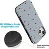 image:imageCasely iPhone 15 Case  Love Lines  Blue Stripes  Bold Protective Design  MagSafe Compatible Design