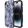 image:imageCasely iPhone 15 Case  Love Me Knot  Blue Bow  Bold Protective Design  MagSafe Compatible Design
