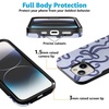 image:imageCasely iPhone 15 Case  Love Me Knot  Blue Bow  Bold Protective Design  MagSafe Compatible Design