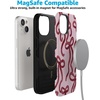 image:imageCasely iPhone 15 Case  Love Me Knot  Mauve Bow  Bold Protective Design  MagSafe Compatible Design