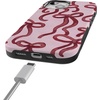 image:imageCasely iPhone 15 Case  Love Me Knot  Mauve Bow  Bold Protective Design  MagSafe Compatible Design