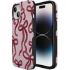image:imageCasely iPhone 15 Case  Love Me Knot  Mauve Bow  Bold Protective Design  MagSafe Compatible Design