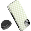 image:imageCasely iPhone 15 Case  Mint Lattice  Sunday Best  Bold Protective Design  Compatible with MagSafe