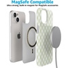 image:imageCasely iPhone 15 Case  Mint Lattice  Sunday Best  Compatible with MagSafe  Classic Ultra Slim Design