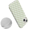 image:imageCasely iPhone 15 Case  Mint Lattice  Sunday Best  Compatible with MagSafe  Classic Ultra Slim Design